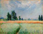 Клод Моне Пшеничное поле 1881г